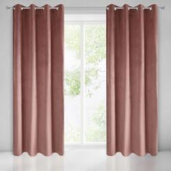  DW4ZS6 Elegáns hálószoba függöny, 145×140cm, sötét rózsaszín, 2 db (B09X4F2XSC)