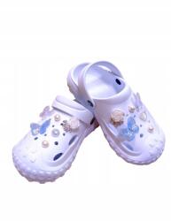  Női Papucs. r37. Eva anyagból készült. Színe fehér. 124630 (124630)