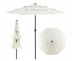 Costway Klasszikus napernyő Costway bézs kerti terasz kert 300 x 252 cm (NP11597BE)