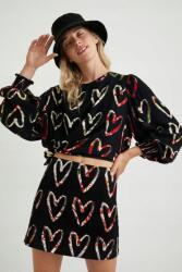 Desigual Fekete Mintás Szoknya (M) (463227)