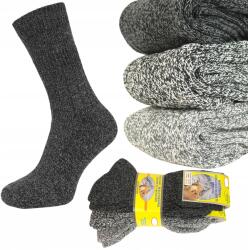  3X Meleg Merinó Gyapjú Zokni Frottír Kompressziós Vastag Gyapjú 39-42