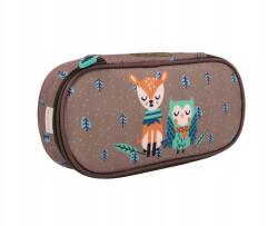 Perletti Iskolai tolltartó tok Perletti Green, Owl & Fawn, 14408 (14408)