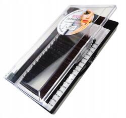 Satin Szempillák Satin Kazettában Csavart D Gr. 0, 10 MIX