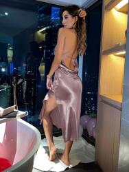 Shein Hálóing Szatén Rózsaszín Nyitott Terek 38 M__M