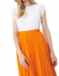 Mohito KC33105 Sima Fehér Fodros Blúz Key Hole M