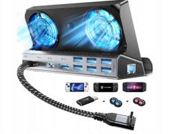  Ycbueno 11 az 1-ben dokkolóállomás Hdmi 2.0 portokkal, 6x Usb (V262)