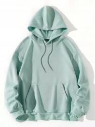 Shein Női Kapucnis Pulóver Zöld Basic 34 V4Z