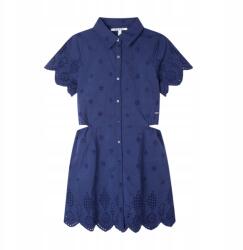Pepe Jeans lány nyári ruha sötétkék pamut hímzéssel méret164 cm (PG951547 583)
