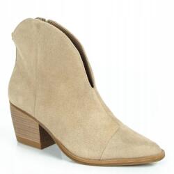 Carinii B9063 Tavaszi Bakancs Velúr Bőr Bézs 39 (B9063-O17-000-000-D64)