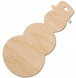 Loveart Hóember fa dekoráció rétegelt lemezből Loveart Decoupage dekoráció (LOV-Sklejka)