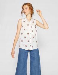 Stradivarius Fehér Ujjatlan Print Ing (M) (587739)