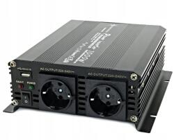  Feszültség Inverter 12V/230V Folyamatos 1000/2000W