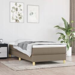 vidaXL Ágykeret matrac nélkül Taupe 90x190 cm Szövet (8720287232391)