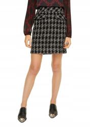 comma Fekete-fehér Kockás Szoknya (42) (407924)