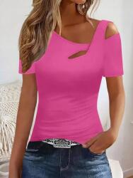 Shein DC52306 Shein Aszimmetrikus Rózsaszín Póló (41) L