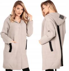  Alpaka Női Kabát Pulóver Meleg Hosszú Kapucnis Kényelmes 2051 (kurtka damska płaszcz alpaka z kapturem napy)