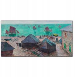 Coloray Vászonkép keretben Csónakok tenger Monet 100x50 cm (010030010010000018310)