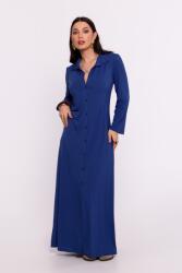 BeWear Ruha Elegáns Alkalmi Női Maxi Gombok Kék 44 XXL