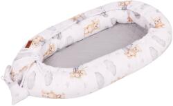 Sensillo Бебешко гнездо Sensillo - Мече, сиво, 80 х 45 cm (SILLO-229001)