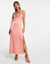 Pretty Lavish Szatén Ruha Kivágás (40) (569028)