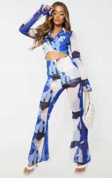 Prettylittlething KC02316 Prettylittlething Chiffon Mintás Nadrág (30) S