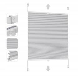 Sekey Pliszírozott Redőny Világosszürke Redőny 80 x 120 (38B2080GY)