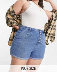 Urban Bliss Plusz Farmer Rövidnadrág Gombokkal (48)