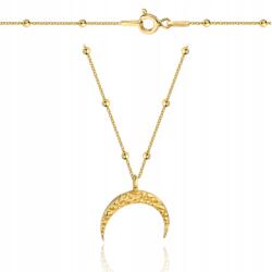 ArtWings Arany golyós nyaklánc Celeb Hold 925 ezüst aranyozott 50 cm