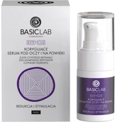 BasicLab Dermocosmetics Basiclab Korrigáló szemkörnyékápoló szérum retinallal 0, 03% 15ml (5904639174734)