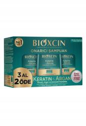 BIOXCIN Keratin & Argan Hajhullás Elleni Javító Sampon 3x300ml (5007516)