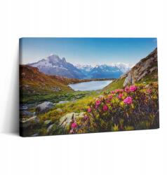 Wallfluent Vászonkép Étkezőbe Fali Dekoráció Gleccser Mont Blanc 30x20 (010030010150000076003)