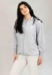 Prosto kapucnis pulóver Zip Runaround szürke (5904978939940)