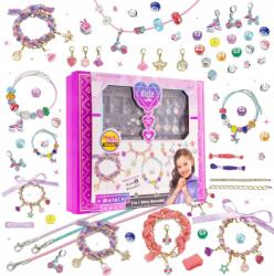 Sun Baby Ékszer karkötő készítő szett medálok gyöngyök 40 db-os (J07.013.0.1)