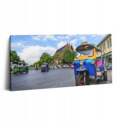 Wallfluent Vászonkép Falra Tuk Tuk Taxi Bangkokban 100x50 cm (010030010010000076022)