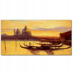 Coloray Vászonkép Város kikötő naplemente 100x50 (010030010010000017408)