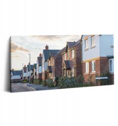 Wallfluent Fotó Vászonkép Falra Nappaliba Házak Angliában Naplementekor (010030010010000075931)