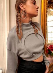 Shein Szürke Női Pulóver Klasszikus Basic 36 S Eda