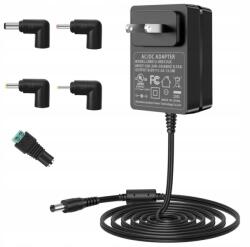  Anks egyenáramú tápegység 9 V 1500 mA, hálózati adapter 110 - 240 V (5904133203053)