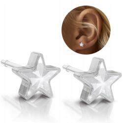 BLOMDAHL Hipoallergén fix fülbevaló Star Crystal 6mm Orvosi Műanyag (15-0108-01)