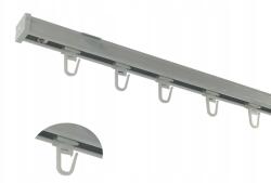 ESTAdeco Függönykarnis Mennyezeti Sín M-es Típusú alumínium 300 cm (SZYNA M 300cm KPL + AGRAFKI)