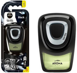 Aroma Car Ventis Kockás Légfrissítő Fekete Illat