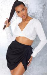 Prettylittlething WC21207 Plt Fodros Mini Szoknya (10) S