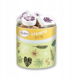 Aladine Stampo Scrap trópusi levelek bélyegzők, 29 db (Ala03744)