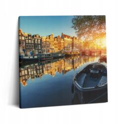 Wallfluent Vászonkép Ajándék ötlet Szoba Amszterdam Város 60x60 cm (010030010270000075105)