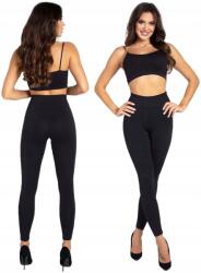 Gatta Magas Derekú Nadrág Skinny Hot Waist High Fekete XXL