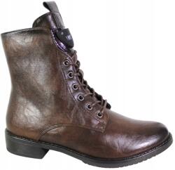 M. Daszyński Női bokacsizma M. Daszyński SA62-125 40- Méret barna bőr bélelt (SA62-125)