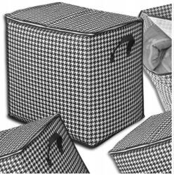 EdiBazzar Nagy rendszerező táska szekrény szürke ágynemű huzat ruházat (Duży szary Organizer torba do szafki szafy)