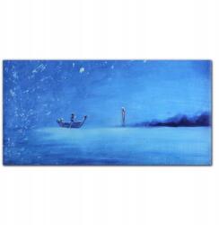 Coloray Vászonra nyomtatott fotó-festmény Tenger éjszaka 100x50 (010030010010000017549)