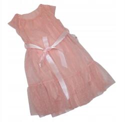  Pöttyös Tüll alkalmi ruha 98-104 cm 3-4 év