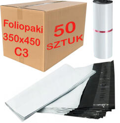PAKO Futárfólia 450x350 mm Csomagolópapír C3 Fehér 50 db